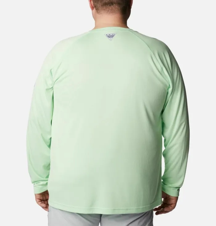 PFG Terminal Tackle Long Sleeve Shirt 8211 Big Key West Vivid Blue Logo Mens Columbia Sportswear Long Sleeve PFG Terminal Tackle Long Sleeve Shirt 8211 Big Key West Vivid Blue Logo Mens Columbia Sportswear Long Sleeve