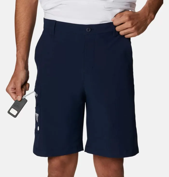 PFG Terminal Tackle Shorts Collegiate Navy White Mens Columbia Sportswear Shorts PFG Terminal Tackle Shorts Collegiate Navy White Mens Columbia Sportswear Shorts