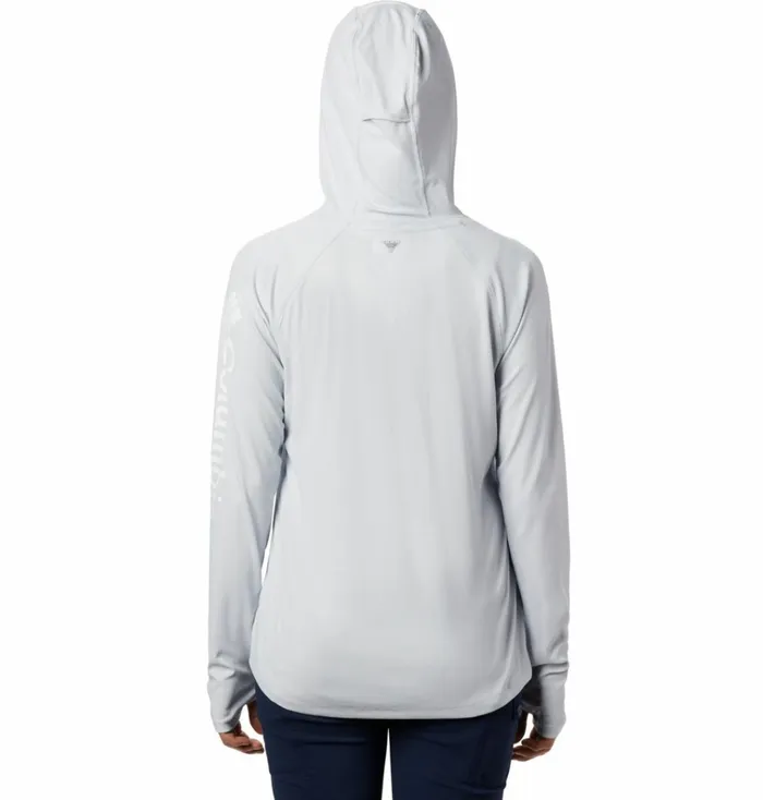 PFG Tidal Deflector Hoodie Cirrus Grey Womens Columbia Sportswear Long Sleeve PFG Tidal Deflector Hoodie Cirrus Grey Womens Columbia Sportswear Long Sleeve