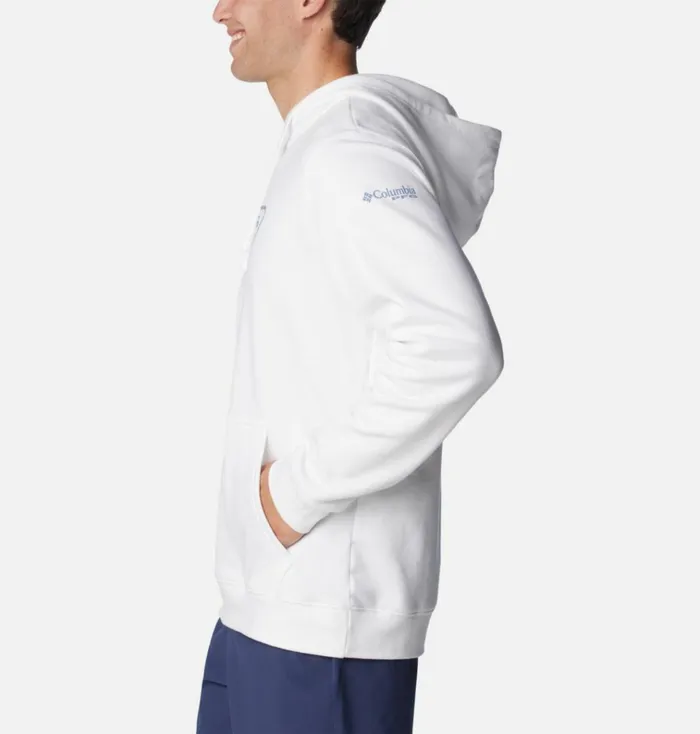 PFG Triangle II Hoodie 8211 Tall White Bluestone Mens Columbia Sportswear Sweatshirts and Hoodies PFG Triangle II Hoodie 8211 Tall White Bluestone Mens Columbia Sportswear Sweatshirts and Hoodies
