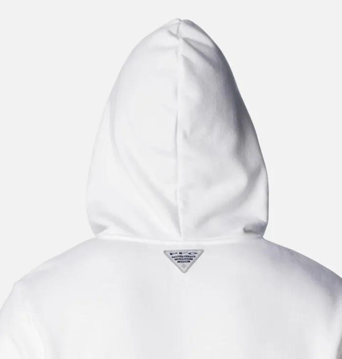 PFG Triangle II Hoodie 8211 Tall White Bluestone Mens Columbia Sportswear Sweatshirts and Hoodies PFG Triangle II Hoodie 8211 Tall White Bluestone Mens Columbia Sportswear Sweatshirts and Hoodies
