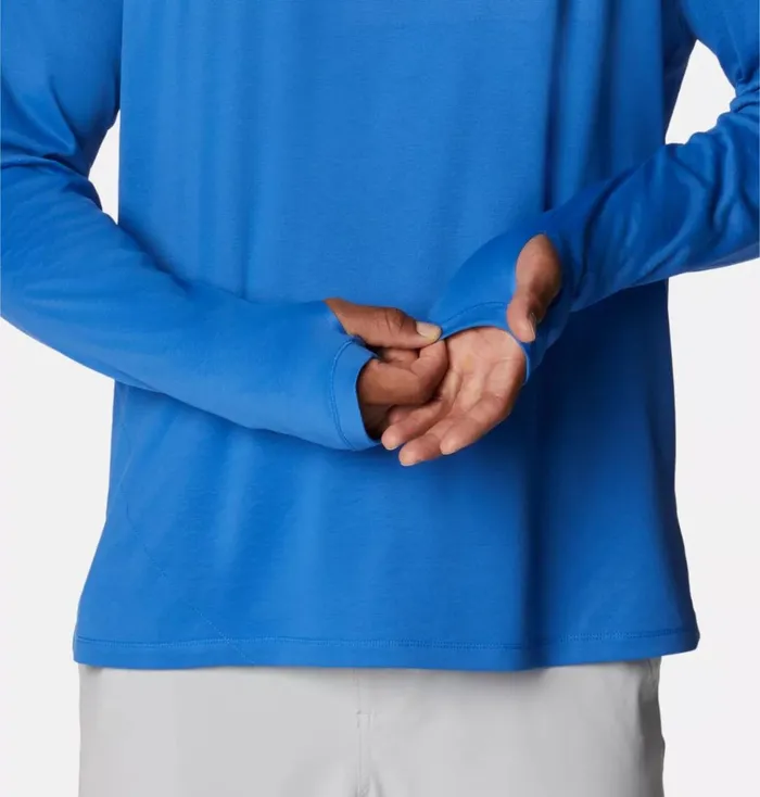 PFG Zero Rules Ice Long Sleeve Shirt Vivid Blue Mens Columbia Sportswear Long Sleeve PFG Zero Rules Ice Long Sleeve Shirt Vivid Blue Mens Columbia Sportswear Long Sleeve