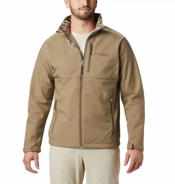 PHG Ascender Softshell Jacket Flax Rt Edge Mens Columbia Sportswear Softshell