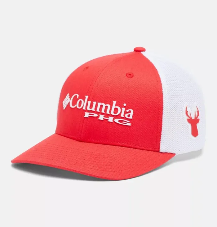 PHG Logo Mesh Ball Cap 8211 Low Crown Red Spark Holiday MensWomens Columbia Sportswear Hats PHG Logo Mesh Ball Cap 8211 Low Crown Red Spark Holiday MensWomens Columbia Sportswear Hats