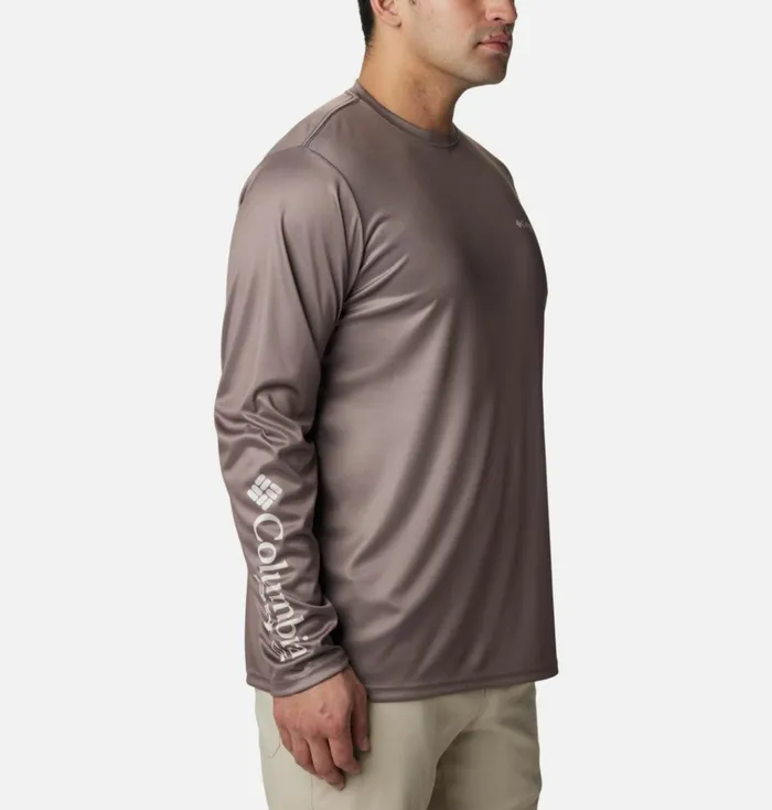 PHG Terminal Shot Camo Triangle Long Sleeve Shirt Iron Mo Bottomland Antlers Mens Columbia Sportswear Long Sleeve PHG Terminal Shot Camo Triangle Long Sleeve Shirt Iron Mo Bottomland Antlers Mens Columbia Sportswear Long Sleeve