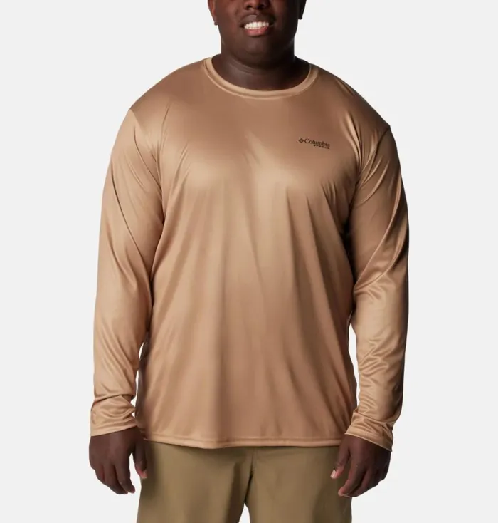 PHG Terminal Shot Game Flag Long Sleeve Shirt 8211 Big Sahara Cordovan Big Game Flag Mens Columbia Sportswear Long Sleeve PHG Terminal Shot Game Flag Long Sleeve Shirt 8211 Big Sahara Cordovan Big Game Flag Mens Columbia Sportswear Long Sleeve