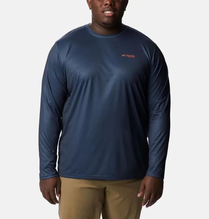 PHG Terminal Shot Game Flag Long Sleeve Shirt 8211 Big Zinc Blaze Dog Flag Mens Columbia Sportswear Long Sleeve PHG Terminal Shot Game Flag Long Sleeve Shirt 8211 Big Zinc Blaze Dog Flag Mens Columbia Sportswear Long Sleeve