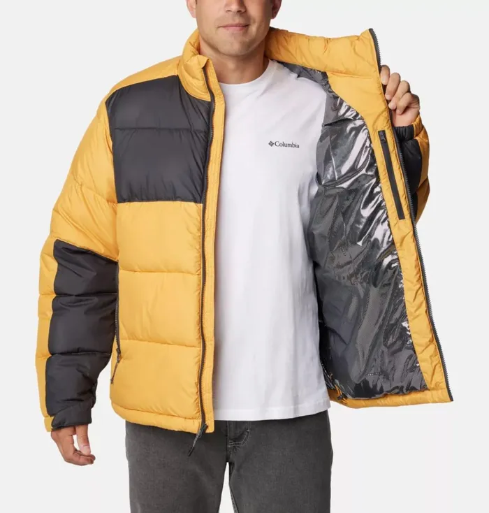 Pike Lake II Jacket Raw Honey Shark Mens Columbia Sportswear Insulated and Down Pike Lake II Jacket Raw Honey Shark Mens Columbia Sportswear Insulated and Down