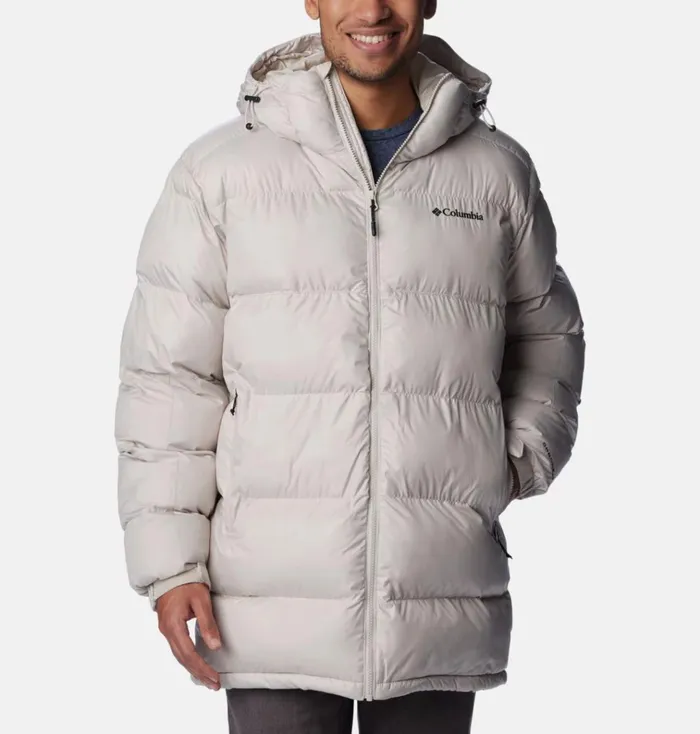 Pike Lake Parka Dark Stone Mens Columbia Sportswear Insulated and Down