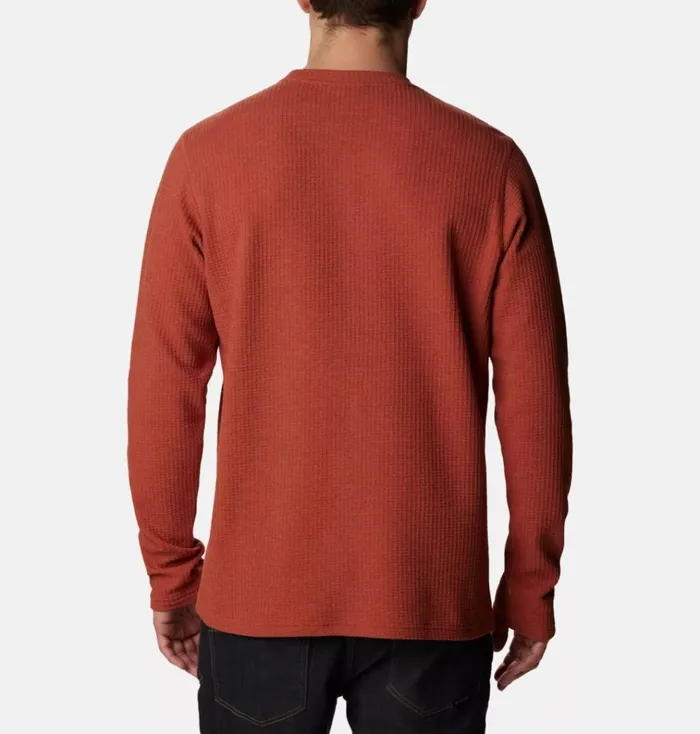 Pine Peak II Waffle Long Sleeve Crew Warp Red Heather Mens Columbia Sportswear Long Sleeve Pine Peak II Waffle Long Sleeve Crew Warp Red Heather Mens Columbia Sportswear Long Sleeve
