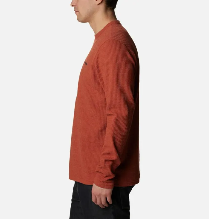 Pine Peak II Waffle Long Sleeve Crew Warp Red Heather Mens Columbia Sportswear Long Sleeve Pine Peak II Waffle Long Sleeve Crew Warp Red Heather Mens Columbia Sportswear Long Sleeve
