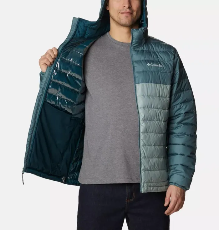 Powder Lite Hooded Insulated Jacket 8211 Tall Niagara Metal Mens Columbia Sportswear Insulated and Down Powder Lite Hooded Insulated Jacket 8211 Tall Niagara Metal Mens Columbia Sportswear Insulated and Down