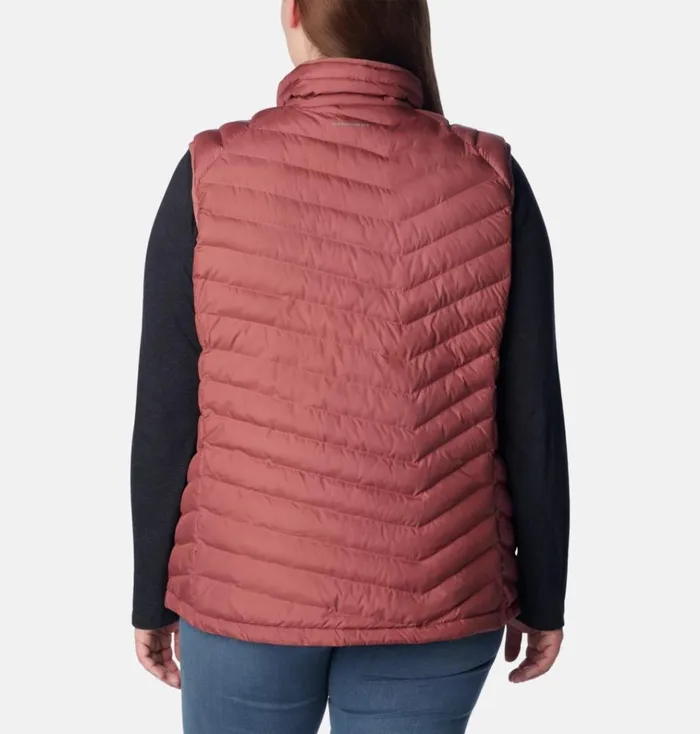 Powder Lite Vest 8211 Plus Size Beetroot Womens Columbia Sportswear Vests