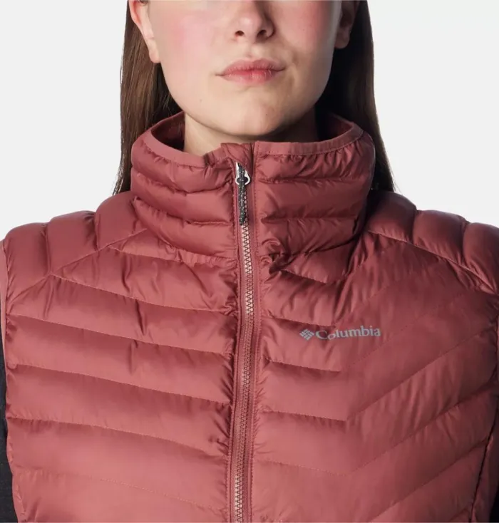 Powder Lite Vest 8211 Plus Size Beetroot Womens Columbia Sportswear Vests