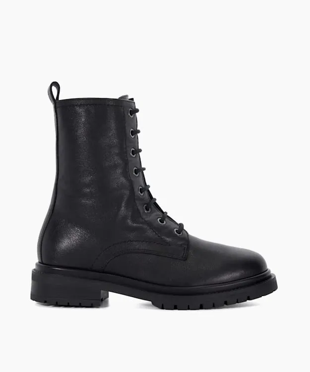 Prestonne Black Leather Cleated Sole Biker Boots Dune London Black Women Dune London Ankle Boots Prestonne Black Leather Cleated Sole Biker Boots Dune London Black Women Dune London Ankle Boots