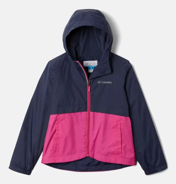 RainZilla Jacket Nocturnal Pink Ice Kids Columbia Sportswear Jackets and Vests