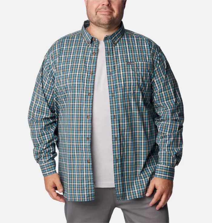 Rapid Rivers II Long Sleeve Shirt 8211 Big Shark Everyday Gingham Mens Columbia Sportswear Long Sleeve Rapid Rivers II Long Sleeve Shirt 8211 Big Shark Everyday Gingham Mens Columbia Sportswear Long Sleeve