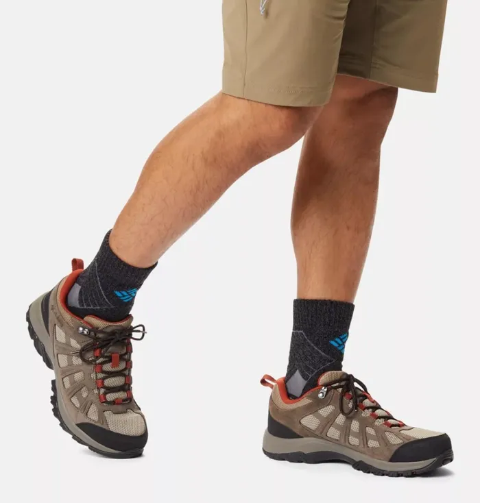 Redmond III Low Waterproof Shoe Pebble Dark Sienna Mens Columbia Sportswear Hiking Redmond III Low Waterproof Shoe Pebble Dark Sienna Mens Columbia Sportswear Hiking