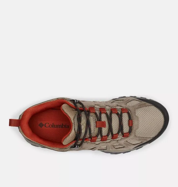 Redmond III Low Waterproof Shoe Pebble Dark Sienna Mens Columbia Sportswear Hiking Redmond III Low Waterproof Shoe Pebble Dark Sienna Mens Columbia Sportswear Hiking