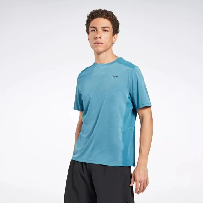 Reebok ACTIVCHILL Athlete TShirt Steelyblues23r Men Tops and TShirts