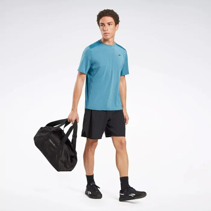 Reebok ACTIVCHILL Athlete TShirt Steelyblues23r Men Tops and TShirts