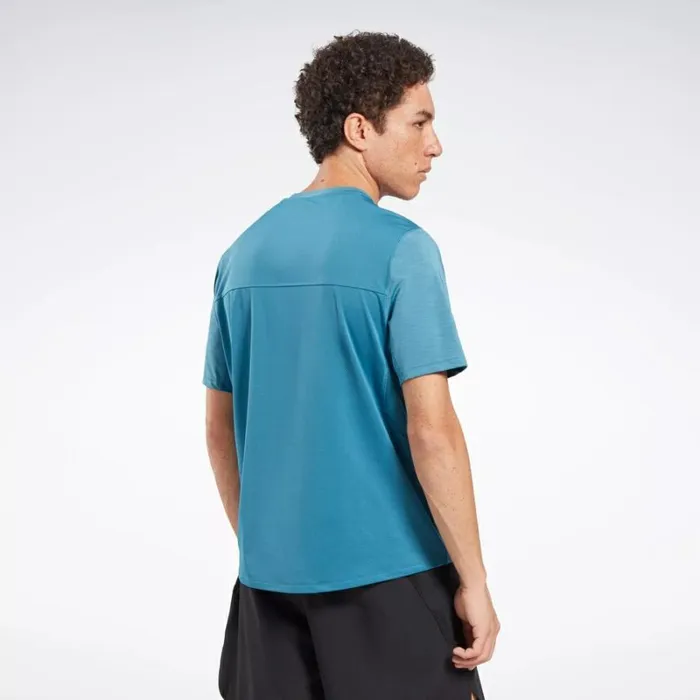 Reebok ACTIVCHILL Athlete TShirt Steelyblues23r Men Tops and TShirts