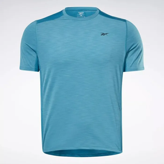 Reebok ACTIVCHILL Athlete TShirt Steelyblues23r Men Tops and TShirts