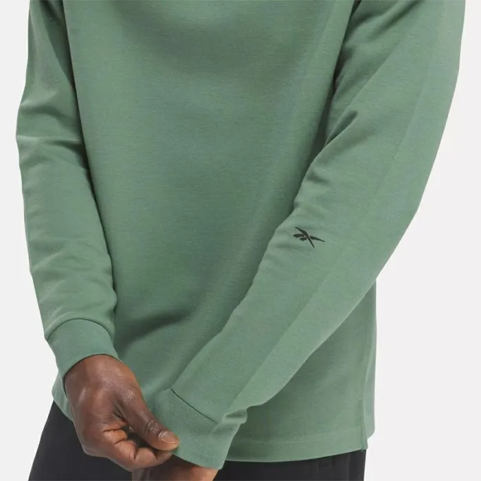 Reebok Active Collective Long Sleeve TShirt Trekgreen Men Tops and TShirts