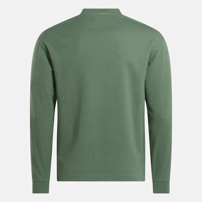 Reebok Active Collective Long Sleeve TShirt Trekgreen Men Tops and TShirts