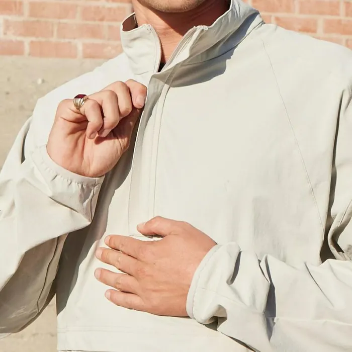 Reebok Active Collective SkyStretch Woven Anorak Moonstone Men Jackets