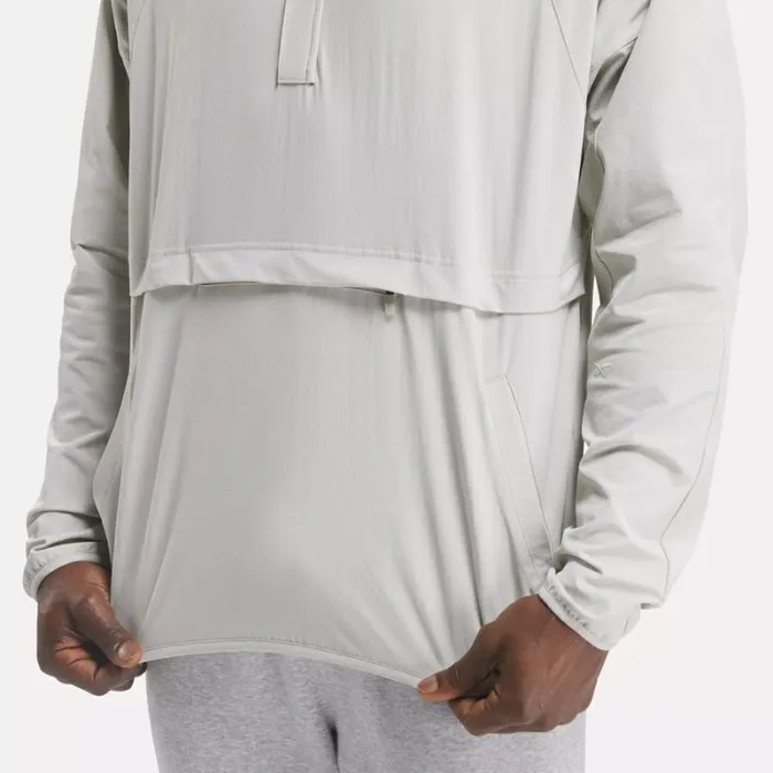 Reebok Active Collective SkyStretch Woven Anorak Moonstone Men Jackets