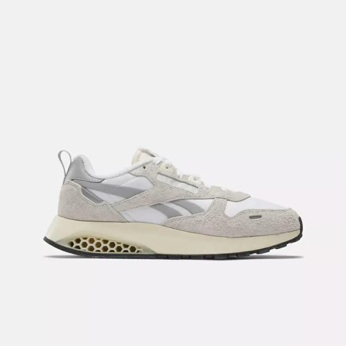Reebok Classic Leather Hexalite Shoes Whitepuregrey3alabaster Women Classics