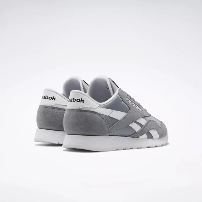 Reebok Classic Nylon Shoes Puregrey5ftwrwhiteftwrwhite Men Classics