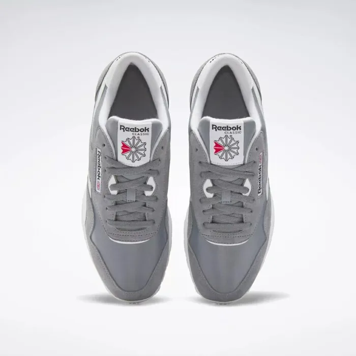 Reebok Classic Nylon Shoes Puregrey5ftwrwhiteftwrwhite Men Classics