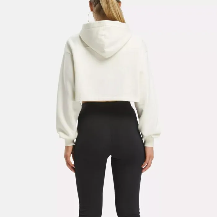 Reebok Classics Natural Dye Cropped Hoodie Nondyed Women Hoodies and Sweatshirts