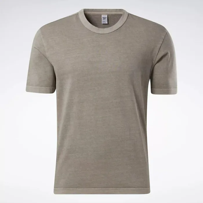 Reebok Classics Natural Dye TShirt Bouldergrey WomenMen Tops and TShirts