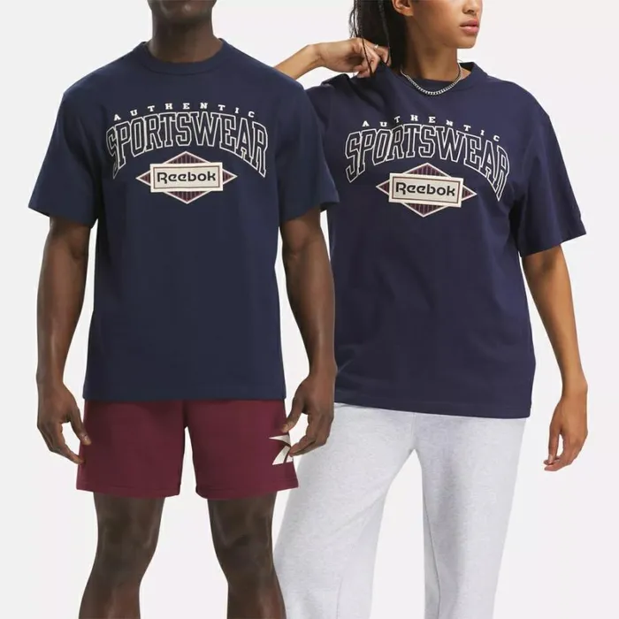 Reebok Classics Sporting Goods TShirt Vectornavy WomenMen Tops and TShirts