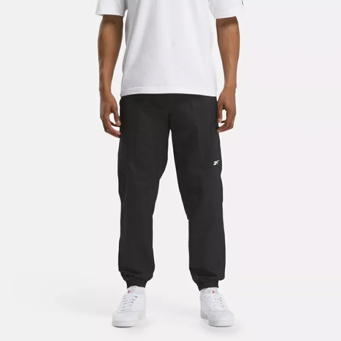 Reebok Classics Uniform Woven Cargo Pants Black Men Pants and Sweatpants