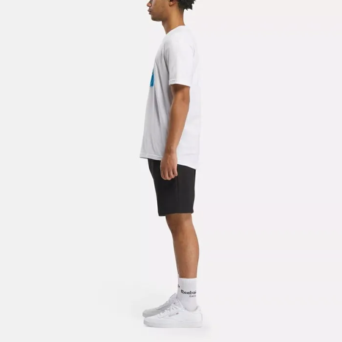 Reebok Downtown Basketball Tee White Men Tops and TShirts