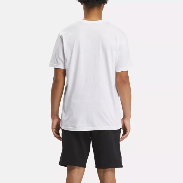 Reebok Downtown Basketball Tee White Men Tops and TShirts