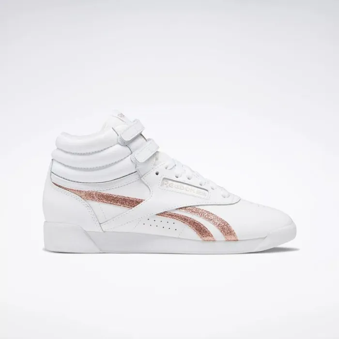 Reebok FS Hi Women039s Shoes Ftwrwhiteftwrwhiterosegold Women Classics