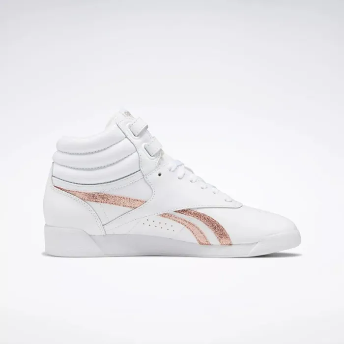 Reebok FS Hi Women039s Shoes Ftwrwhiteftwrwhiterosegold Women Classics