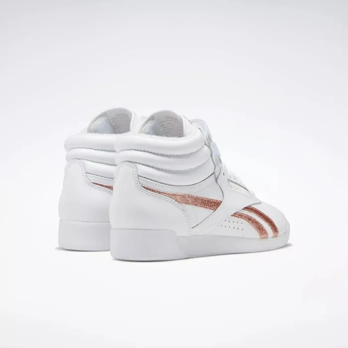 Reebok FS Hi Women039s Shoes Ftwrwhiteftwrwhiterosegold Women Classics