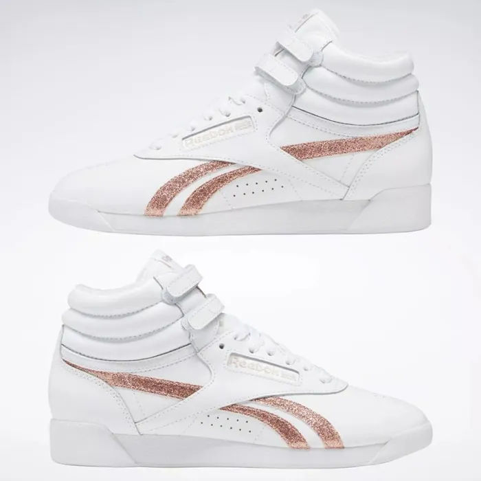 Reebok FS Hi Women039s Shoes Ftwrwhiteftwrwhiterosegold Women Classics