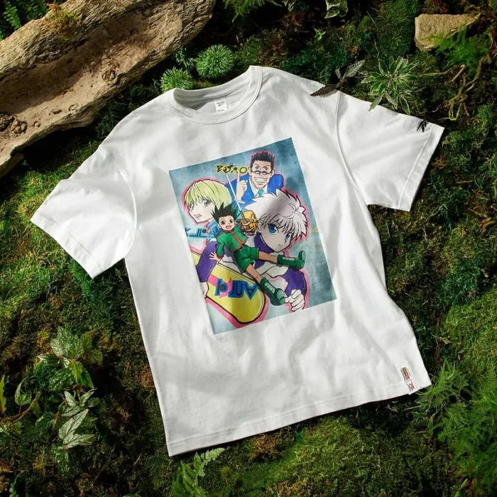 Reebok Hunter X Hunter TShirt White WomenMen Tops and TShirts
