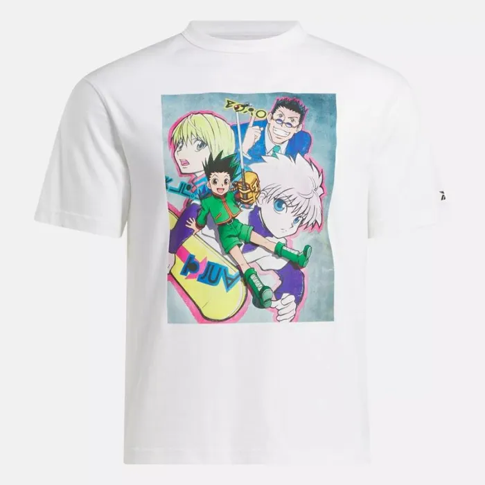 Reebok Hunter X Hunter TShirt White WomenMen Tops and TShirts
