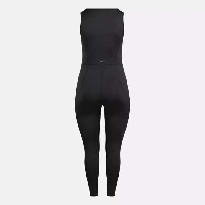 Reebok Lux Bold Bodysuit Plus Size Black Women Pants and Sweatpants