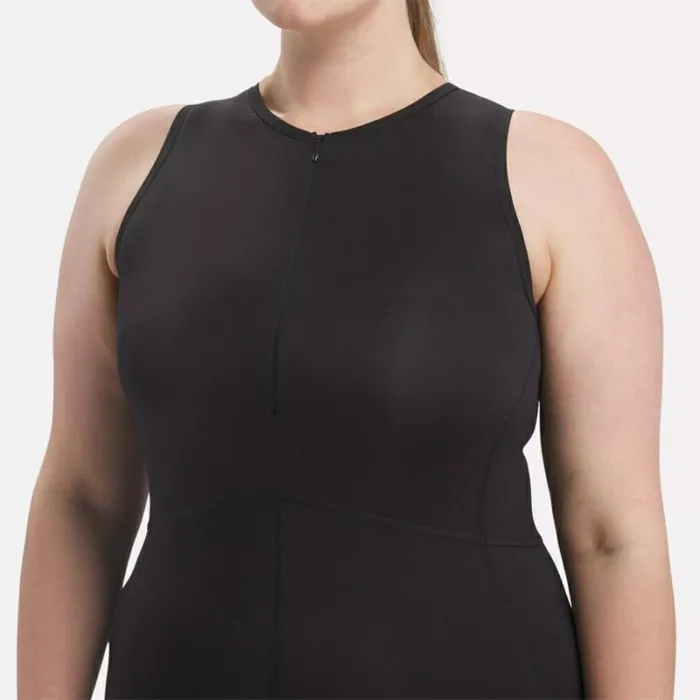 Reebok Lux Bold Bodysuit Plus Size Black Women Pants and Sweatpants