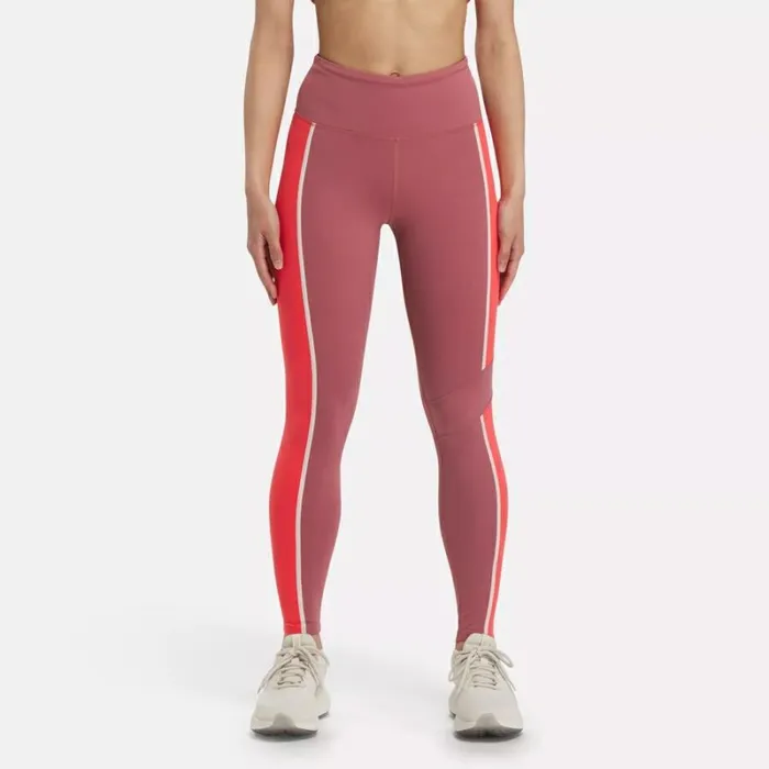 Reebok Lux HighRise Colorblock Leggings Sedonarose Women Leggings and Tights