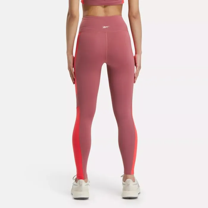 Reebok Lux HighRise Colorblock Leggings Sedonarose Women Leggings and Tights